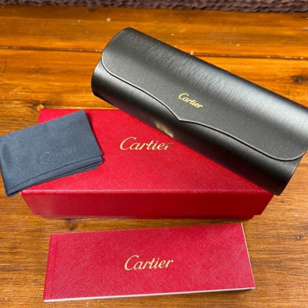 Première De Cartier sunglasses in White buffalo horn